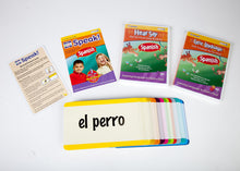 Load image into Gallery viewer, Your Baby Can Speak Spanish 3 disc Set (2 DVDs 1 CD & 104 language cards)