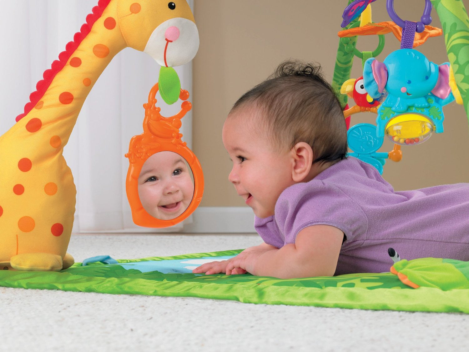 Fisher price 2024 rainforest deluxe gym